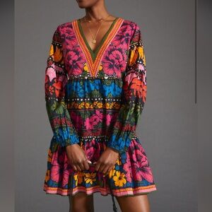 Farm Rio Long Sleeve Dress